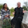 Auntie Fran Bodkin with Sheena Kitchener at William Howe Park, Mt Annan